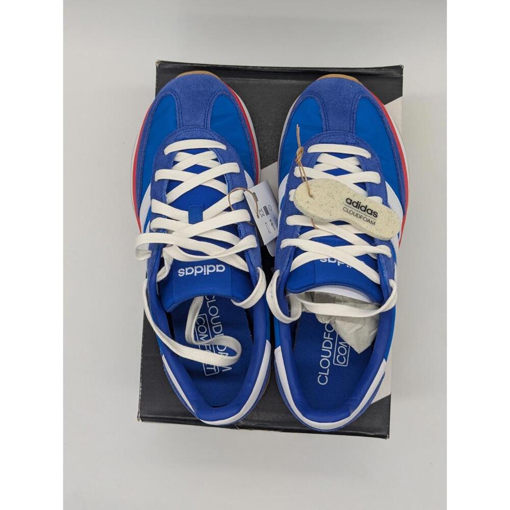 Womens Size 6.5 / Kids 5.5Y Adidas Run 70s 2.0 Bright Royal Pure Ruby JS5032 New - Picture 5 of 7